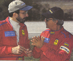 Csaba Csera and Dullio Truffo, drivers of 550 WSR, 1998